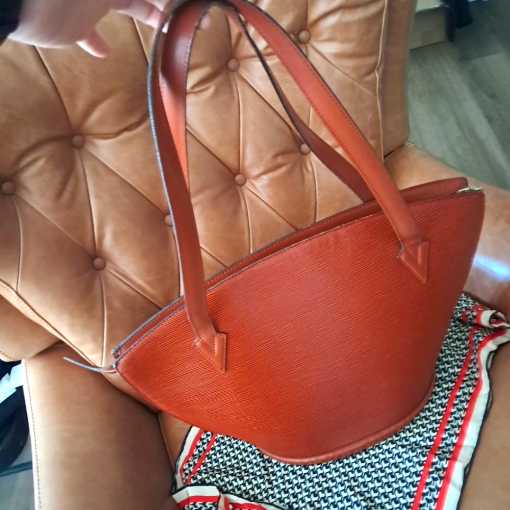 Louis Vuitton Epi Saint Jacques GM Tote In Kenyan Fawn Brown